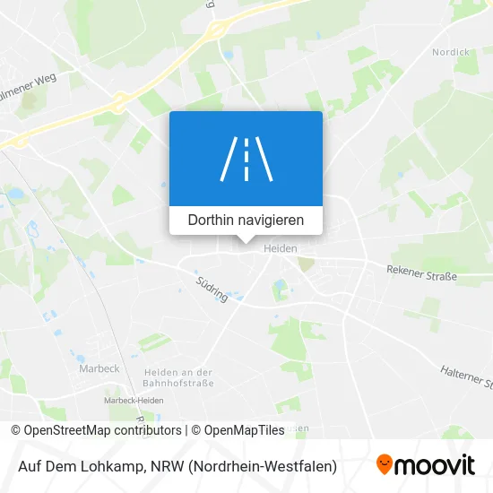 Auf Dem Lohkamp Karte