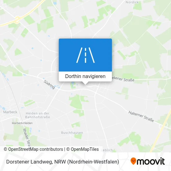 Dorstener Landweg Karte