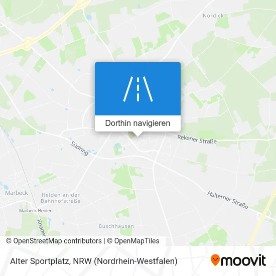 Alter Sportplatz Karte