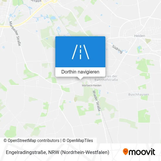 Engelradingstraße Karte