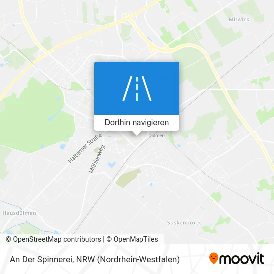 An Der Spinnerei Karte