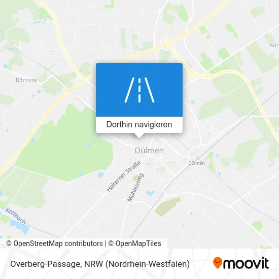 Overberg-Passage Karte