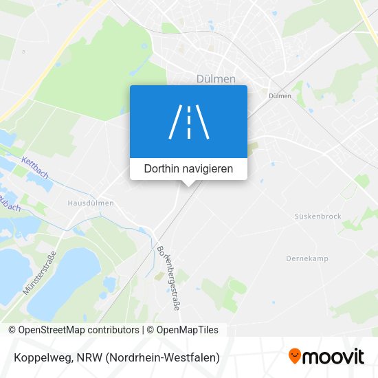 Koppelweg Karte