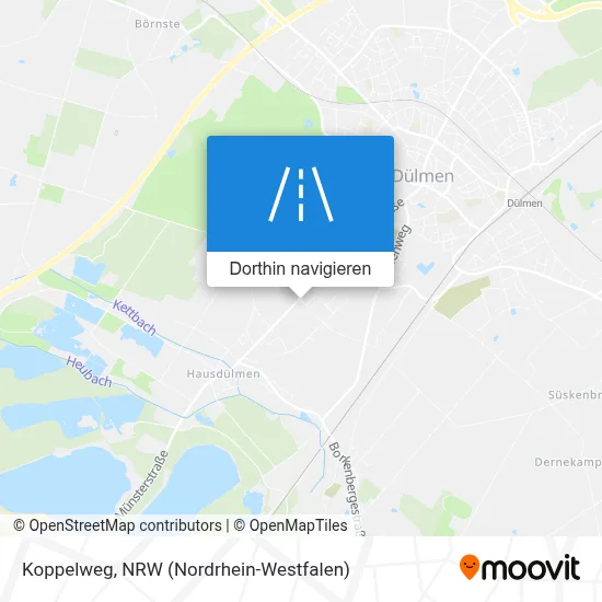 Koppelweg Karte