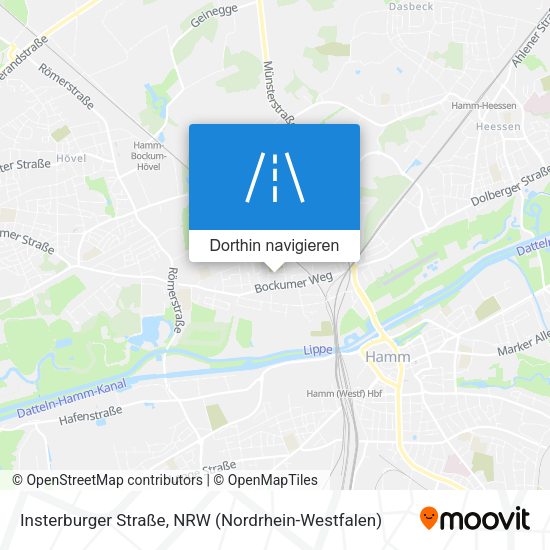 Insterburger Straße Karte