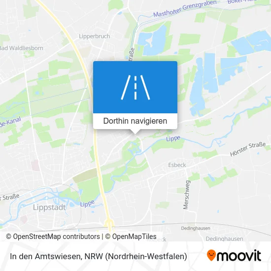 In den Amtswiesen Karte