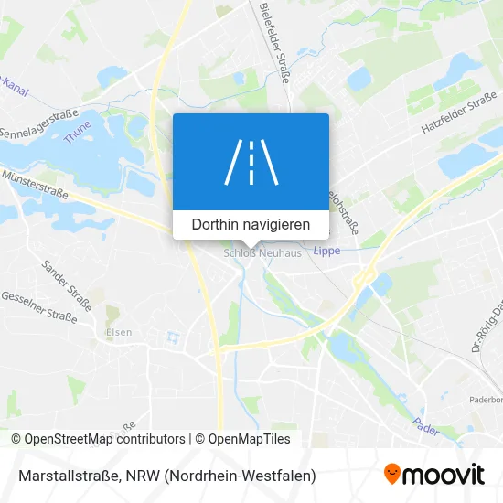 Marstallstraße Karte