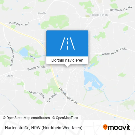 Hartenstraße Karte