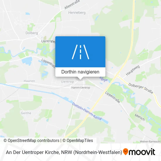 An Der Uentroper Kirche Karte