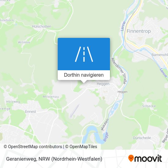 Geranienweg Karte