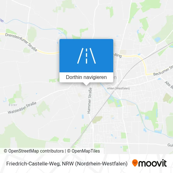 Friedrich-Castelle-Weg Karte