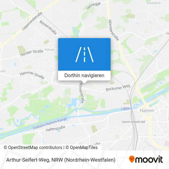 Arthur-Seifert-Weg Karte