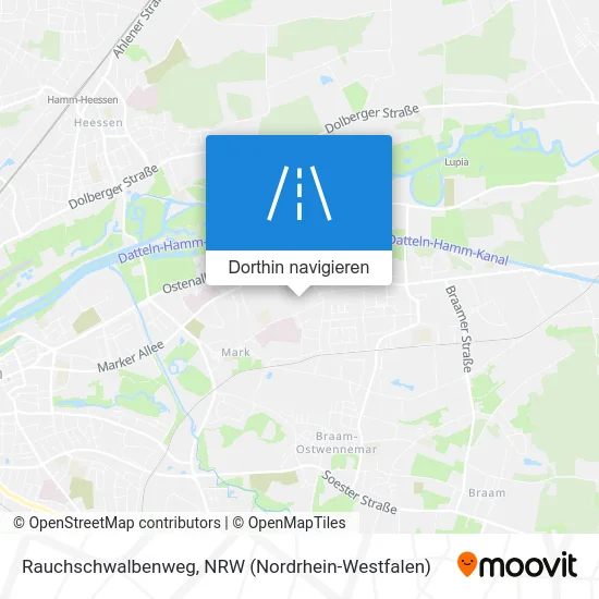 Rauchschwalbenweg Karte