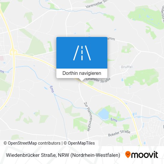 Wiedenbrücker Straße Karte