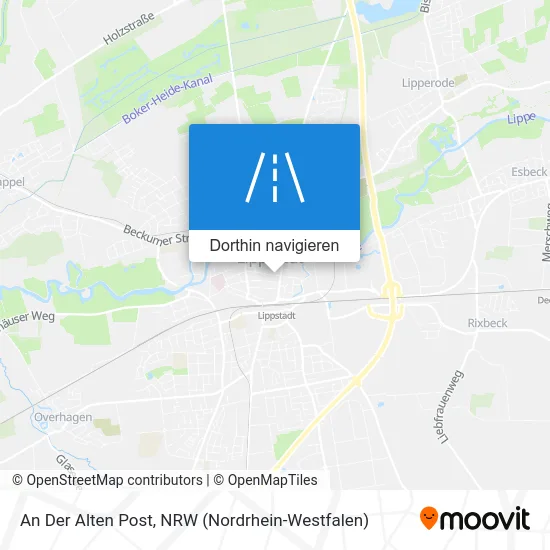 An Der Alten Post Karte