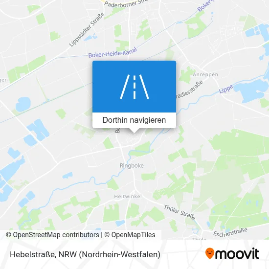 Hebelstraße Karte