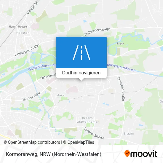 Kormoranweg Karte