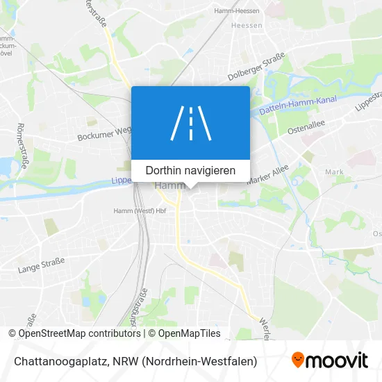 Chattanoogaplatz Karte