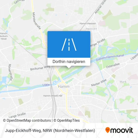 Jupp-Eickhoff-Weg Karte