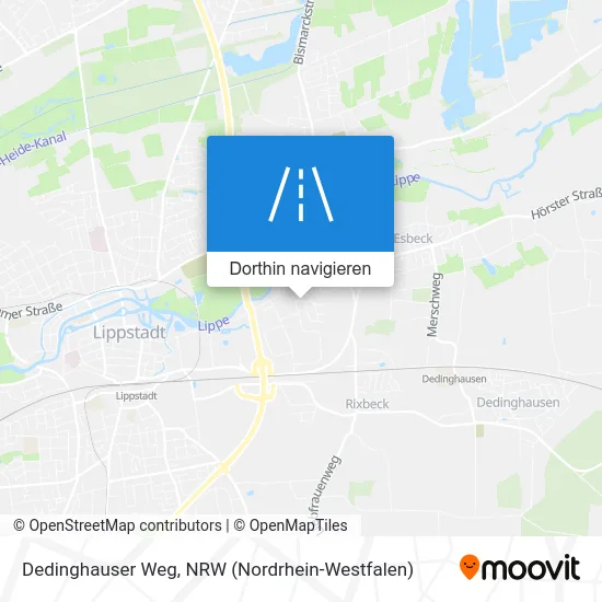 Dedinghauser Weg Karte