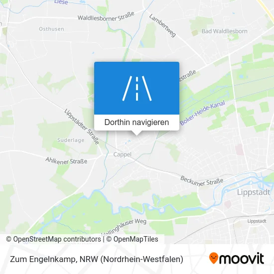 Zum Engelnkamp Karte