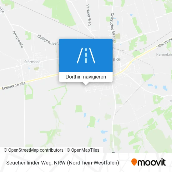 Seuchenlinder Weg Karte