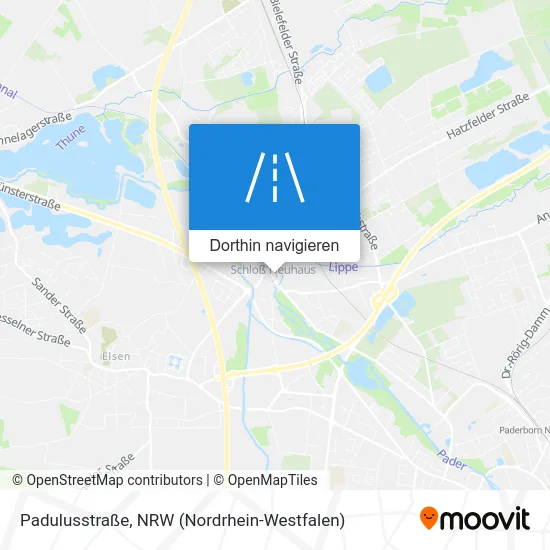 Padulusstraße Karte