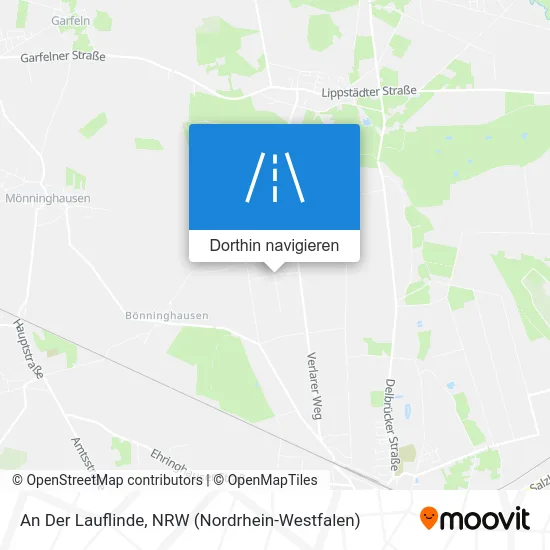 An Der Lauflinde Karte