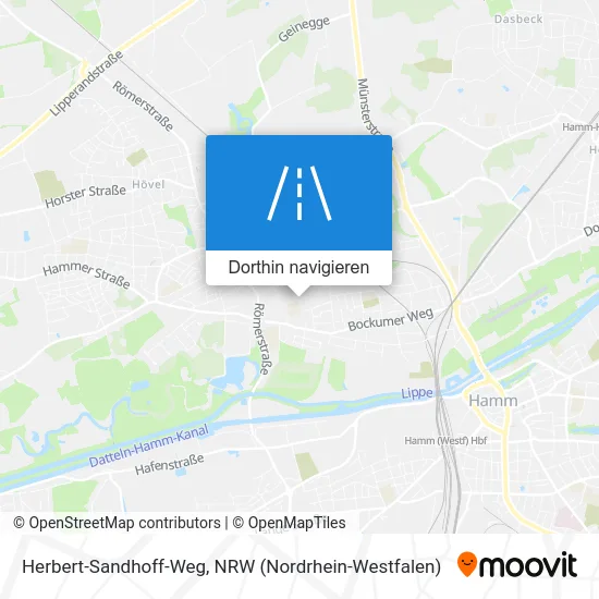 Herbert-Sandhoff-Weg Karte