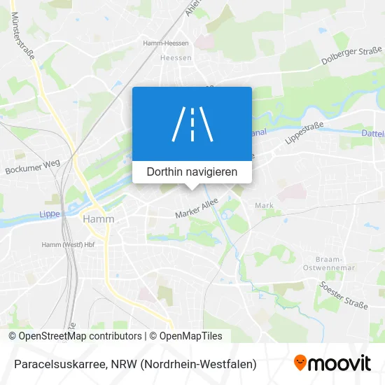 Paracelsuskarree Karte