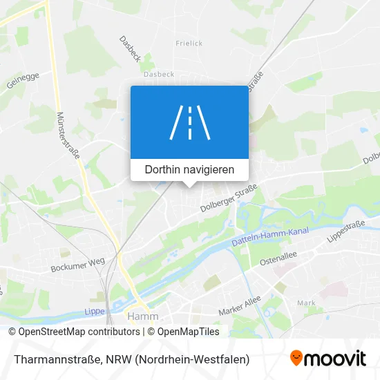 Tharmannstraße Karte