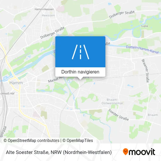 Alte Soester Straße Karte