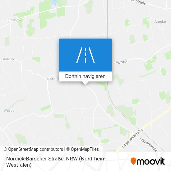 Nordick-Barsener Straße Karte