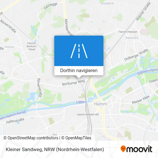 Kleiner Sandweg Karte