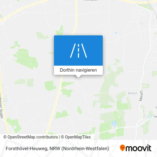 Forsthövel-Heuweg Karte