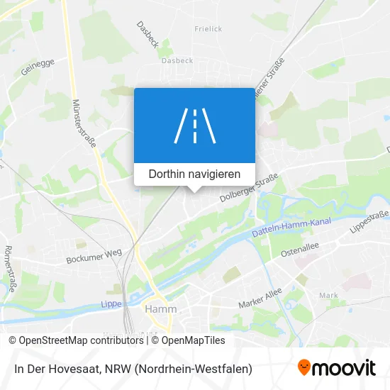 In Der Hovesaat Karte