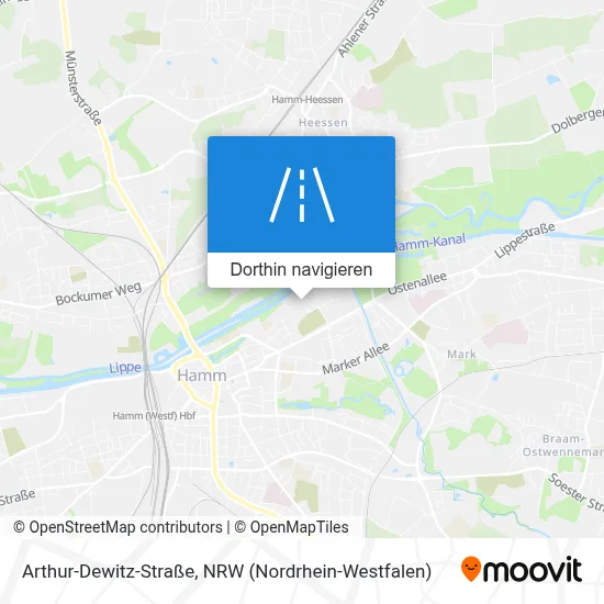 Arthur-Dewitz-Straße Karte