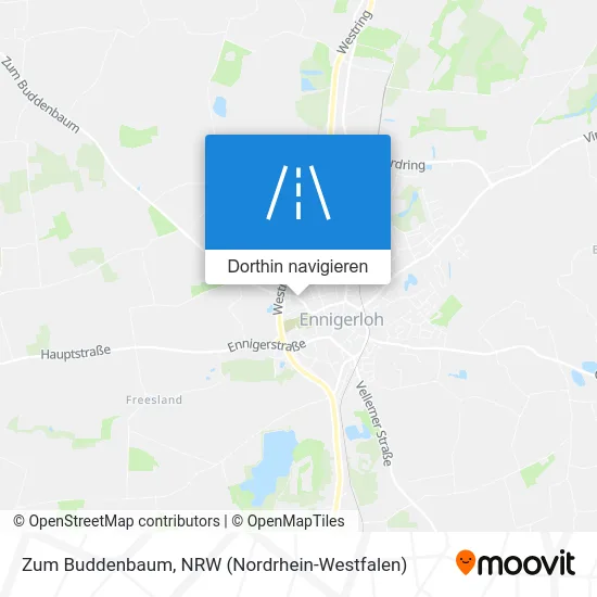 Zum Buddenbaum Karte