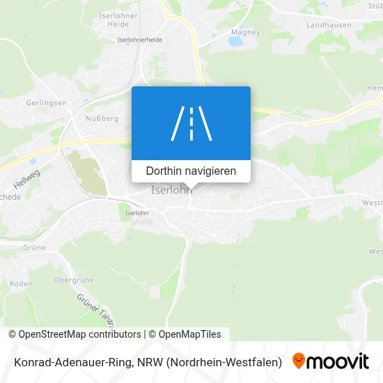 Konrad-Adenauer-Ring Karte