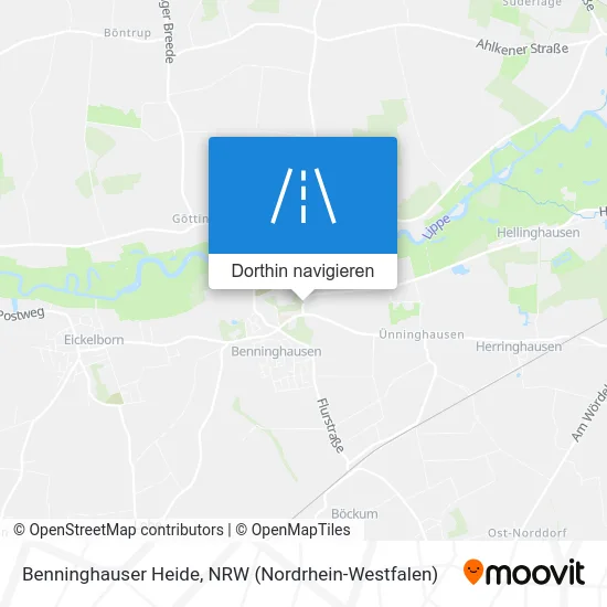 Benninghauser Heide Karte