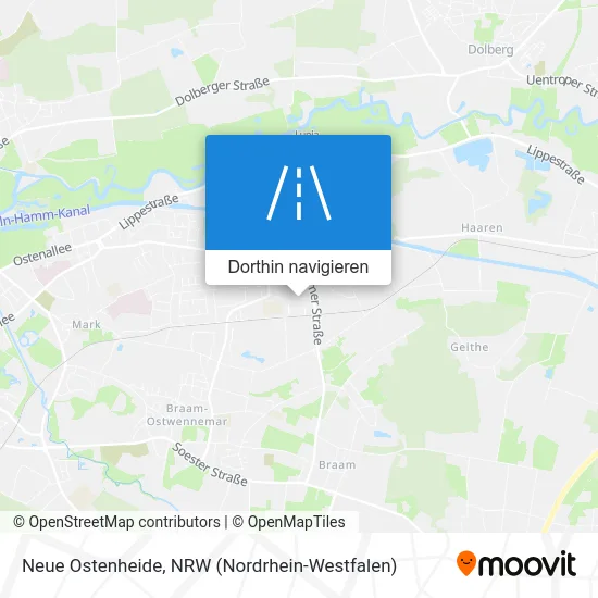 Neue Ostenheide Karte