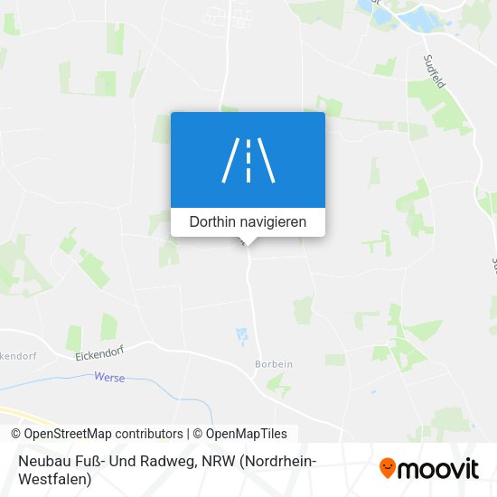 Neubau Fuß- Und Radweg Karte