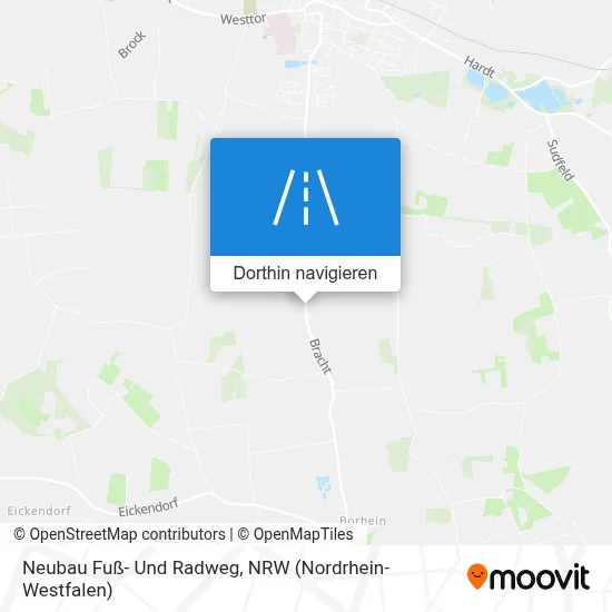 Neubau Fuß- Und Radweg Karte