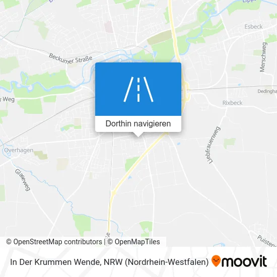 In Der Krummen Wende Karte