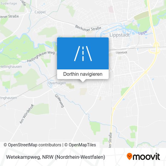 Wetekampweg Karte