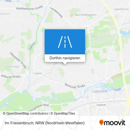 Im Friesenbruch Karte