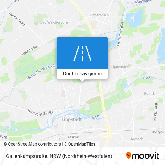 Gallenkampstraße Karte