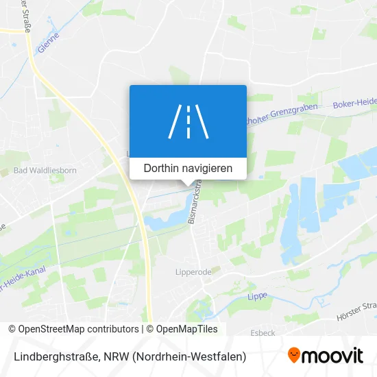 Lindberghstraße Karte