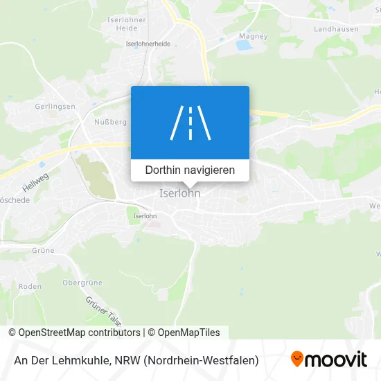 An Der Lehmkuhle Karte