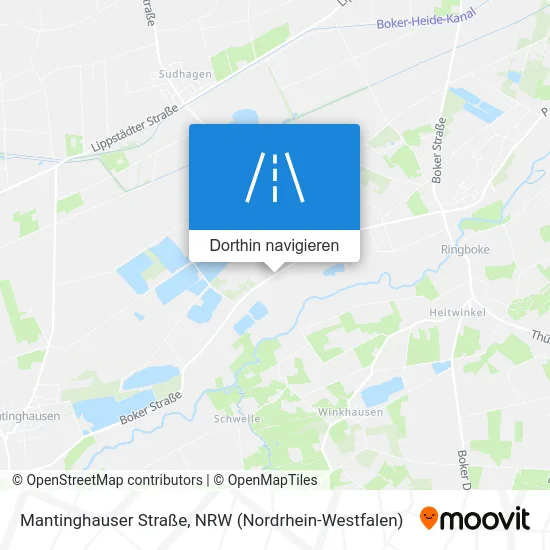 Mantinghauser Straße Karte